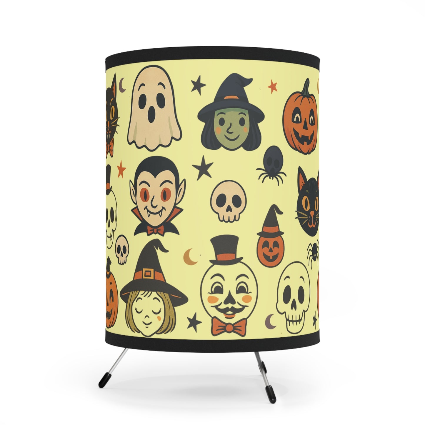 Halloween Tripod Lamp, Spooky Home Decor, Festive Lighting for Parties