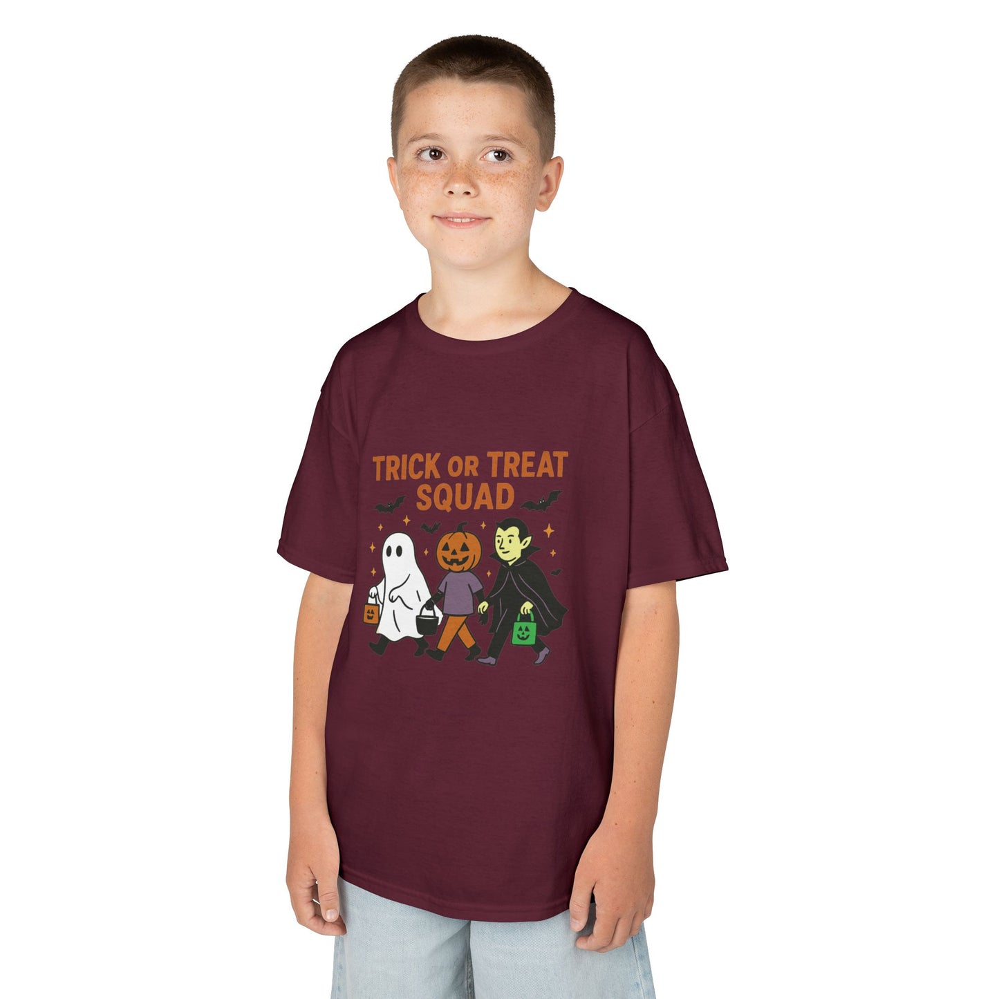 Kids Halloween Tee | Trick or Treat Squad Shirt, Halloween Shirt