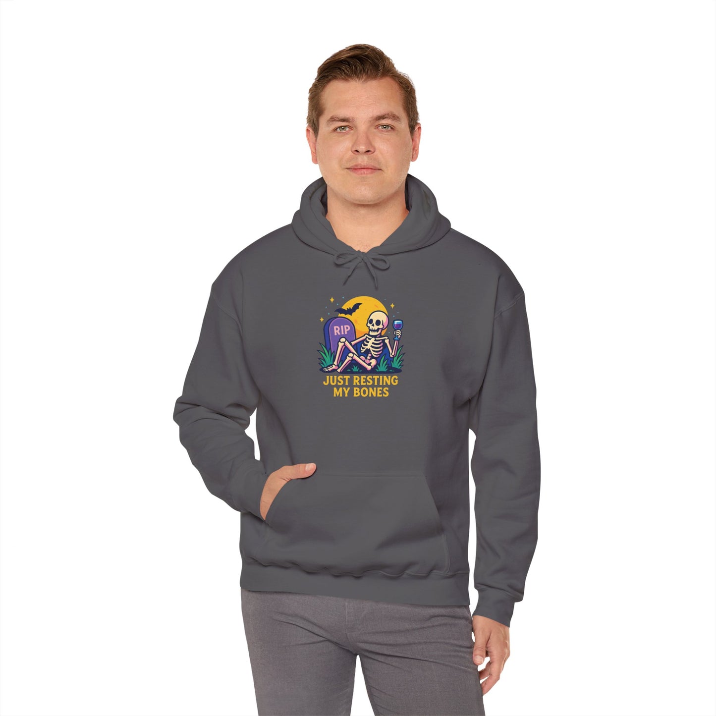 Halloween Skeleton Hoodie, Cozy Unisex Sweatshirt