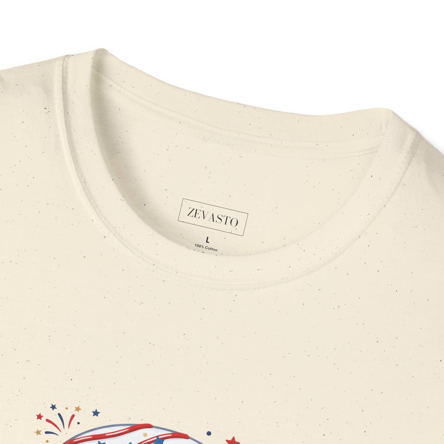 Donut Mess With Freedom T-Shirt — Patriotic Donut Stack 4th of July Tee
