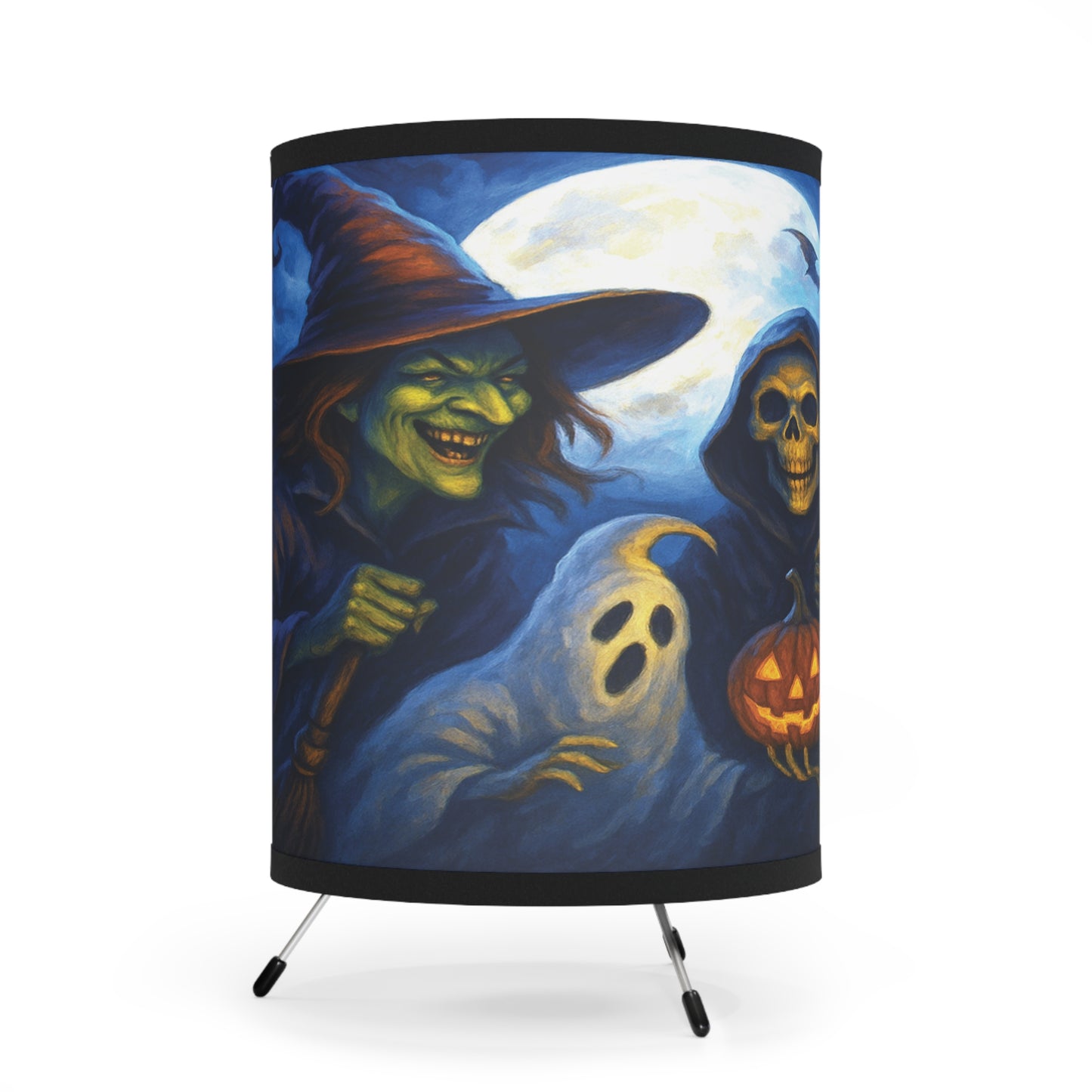 Halloween Tripod Lamp, Creepy Decor for Spooky Season, Party Lighting