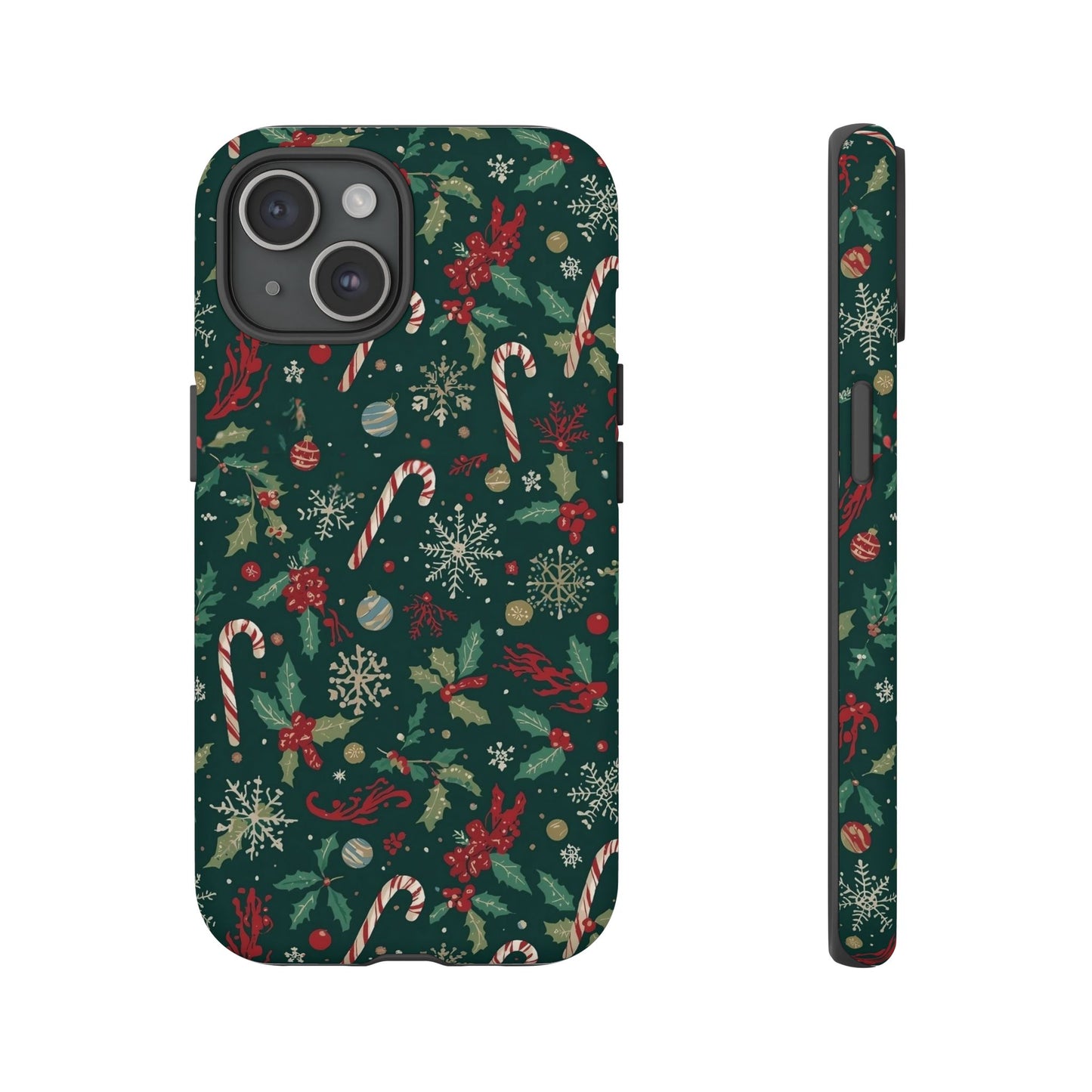 Christmas Phone Case, Festive Phone Case with Holiday Patterns for Iphone 17, 16, 15, 14, 13, 12, 11 & Samsung