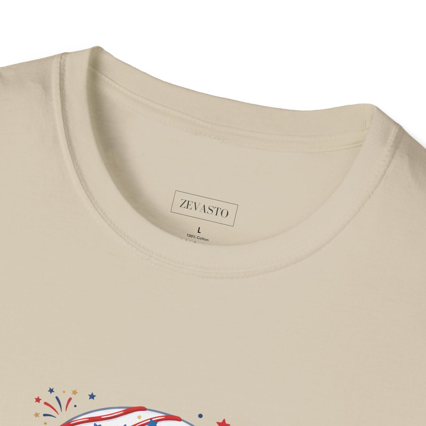 Donut Mess With Freedom T-Shirt — Patriotic Donut Stack 4th of July Tee