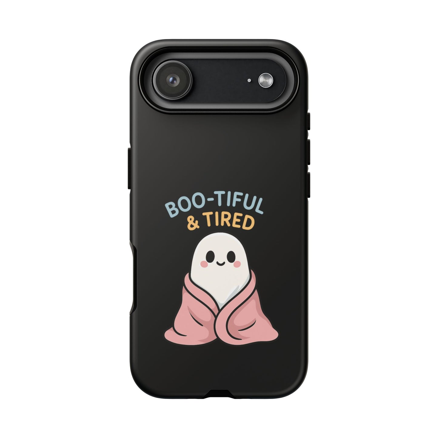 Boo-tiful & Tired Phone Case, Halloween-Themed Design