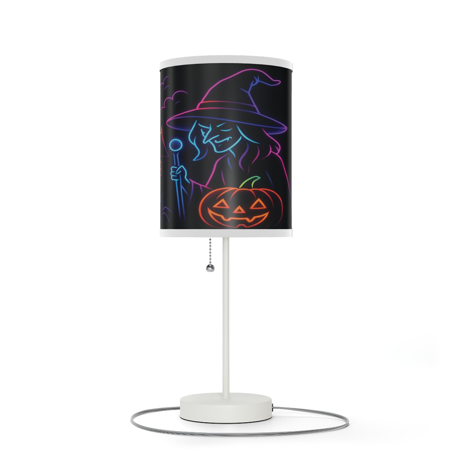 Halloween Themed Table Lamp, Ghosts & Pumpkins Design
