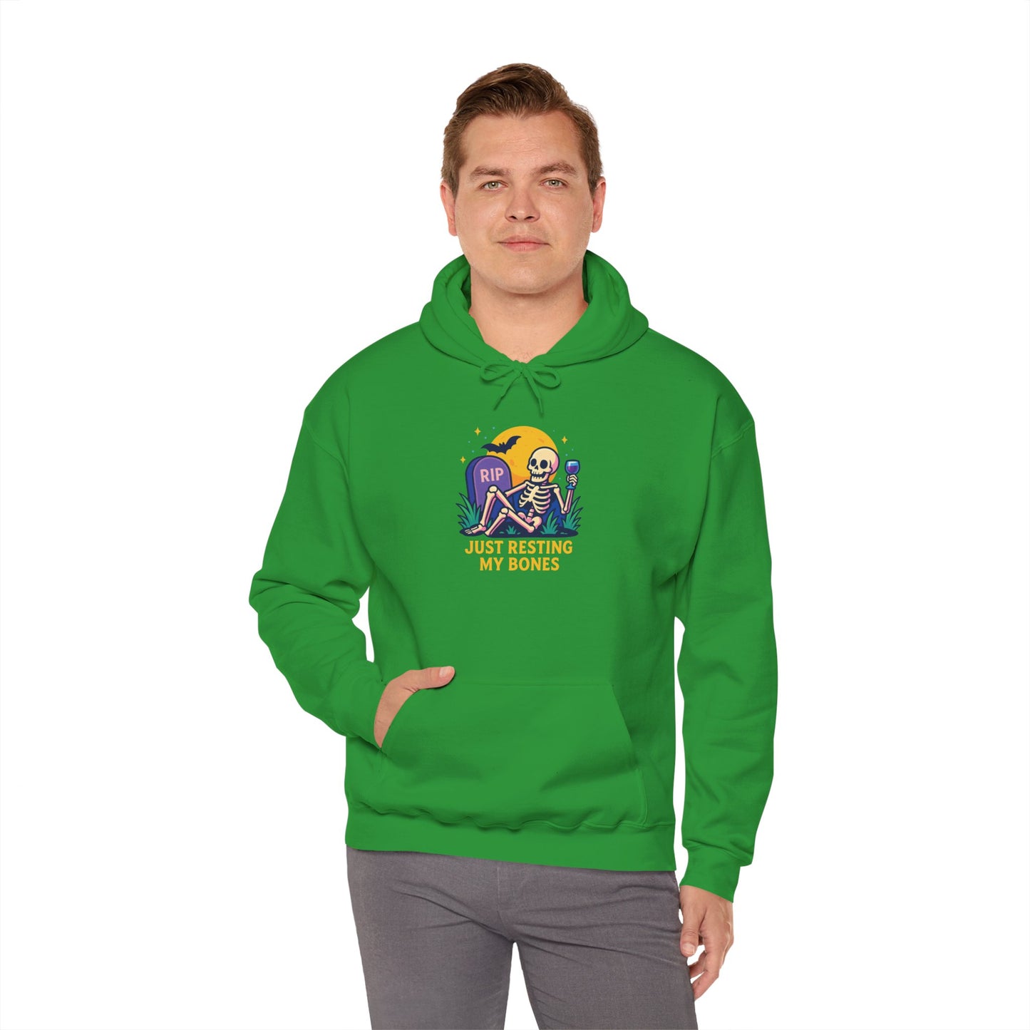 Halloween Skeleton Hoodie, Cozy Unisex Sweatshirt