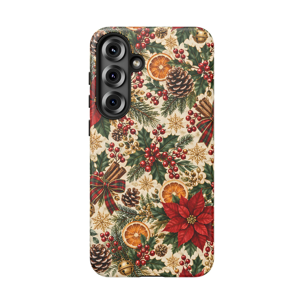 Christmas Floral Tough Phone Case