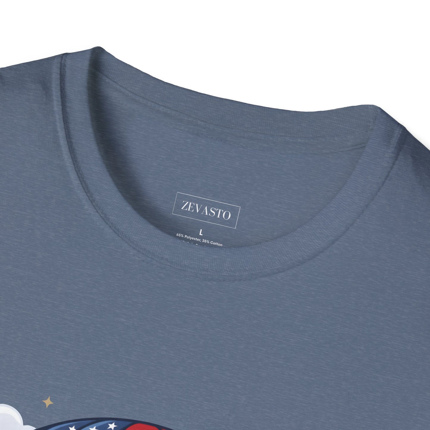 Patriotic French Bulldog T-Shirt — "Celebrating 250 Years" Parachute Design