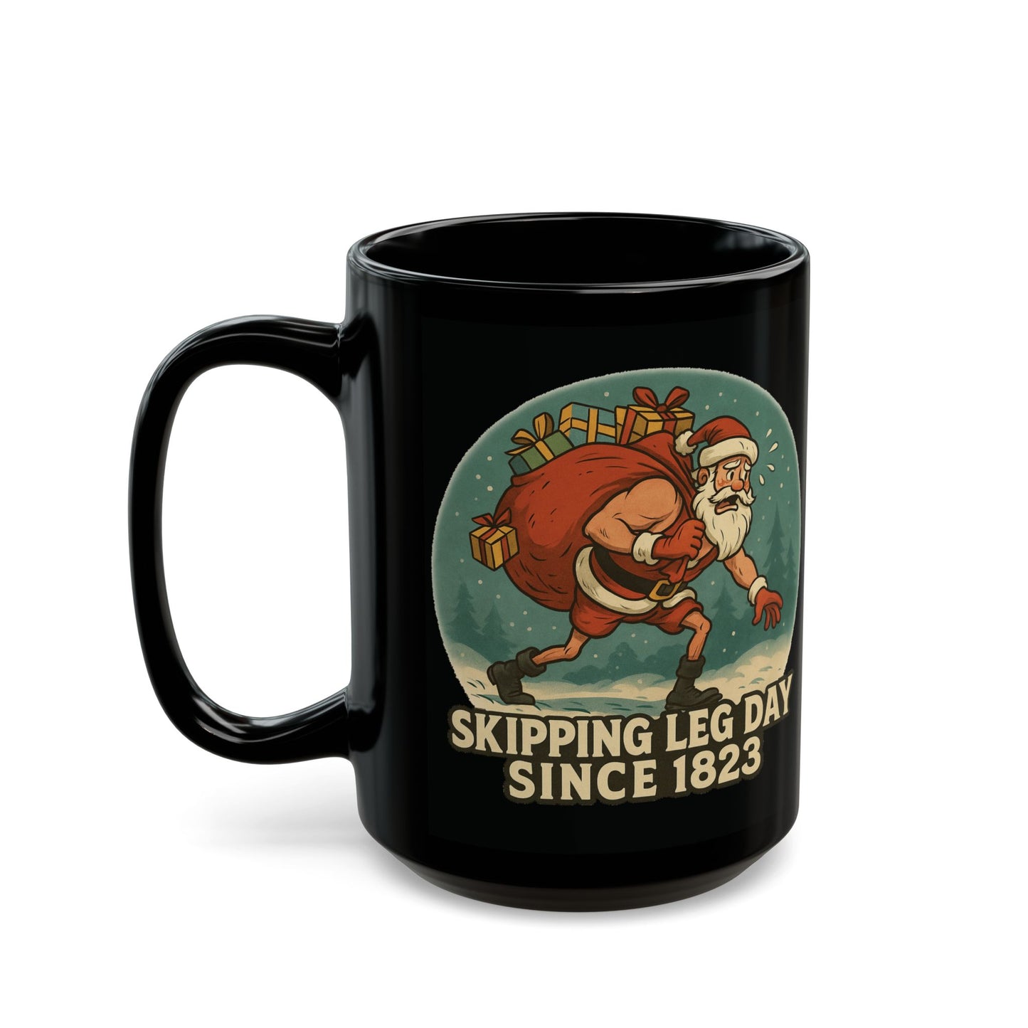 Festive Santa Mug - Perfect for Coffee Lovers, Holiday Gift, Winter Decor, Unique Christmas Present