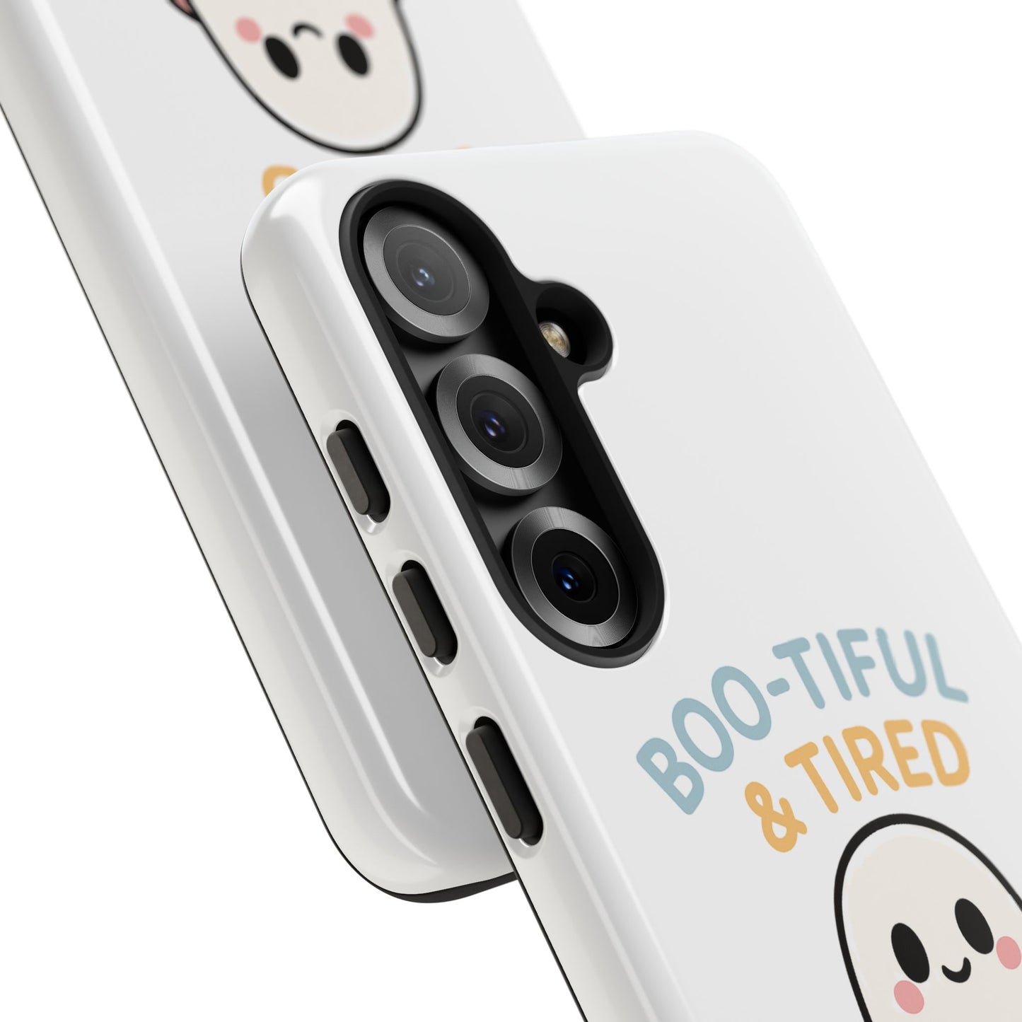 Boo-tiful & Tired Phone Case, Halloween-Themed Design