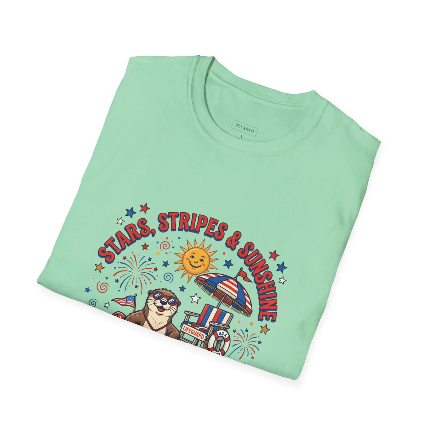 Stars, Stripes & Sunshine T-Shirt — Patriotic 1776–2026 Summer Tee, 4th of July Shirt