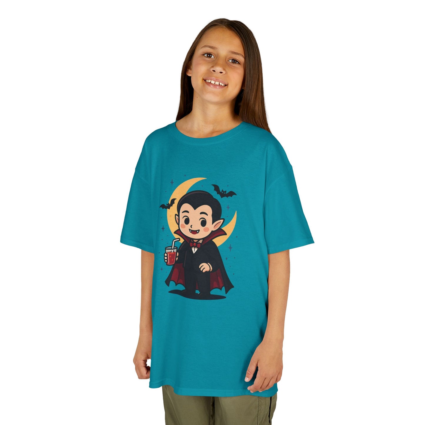 Kids Halloween T-Shirt, Cute Vampire Shirt, Halloween Costume Tee, Trick or Treat Shirt, Spooky Season Apparel