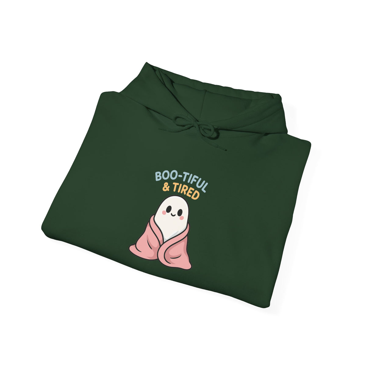 Boo-tiful Ghost Halloween Hoodie, Cute-Cozy Fall Vibes