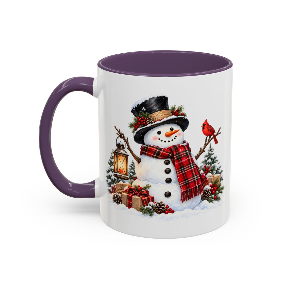 Snowman Christmas Coffee Mug – Festive Holiday Accent Mug (11 oz)