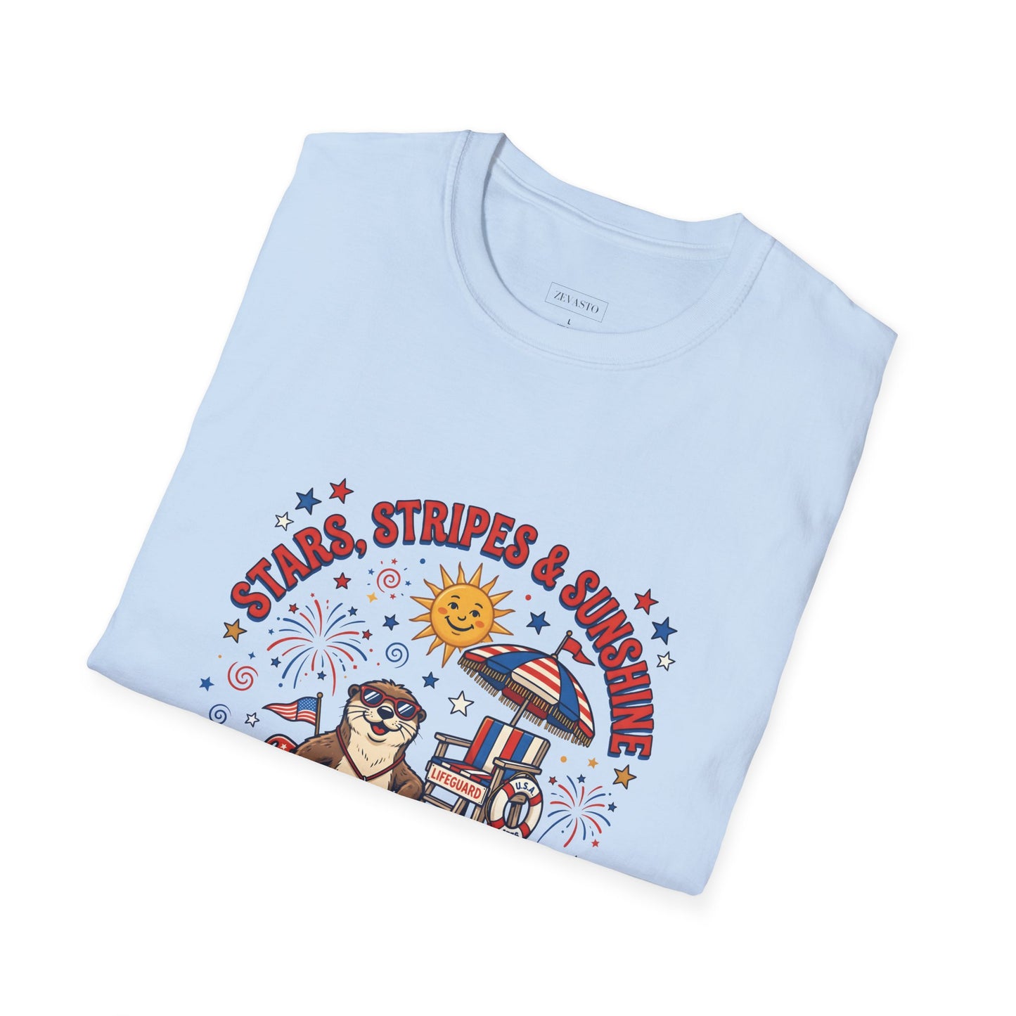 Stars, Stripes & Sunshine T-Shirt — Patriotic 1776–2026 Summer Tee, 4th of July Shirt