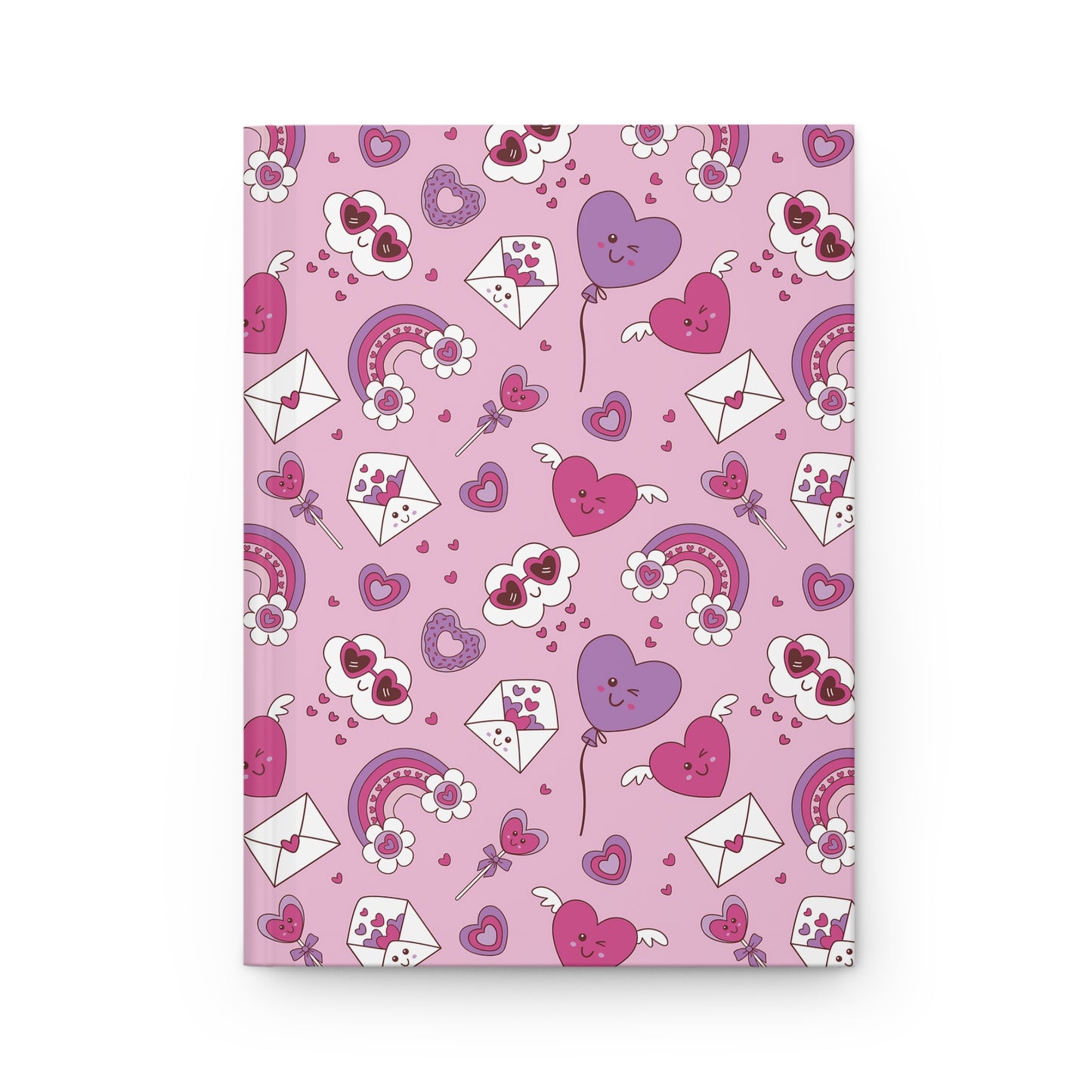 Hardcover Journal with Cute Lovely Characters, Gift for Book Lovers, Birthdays