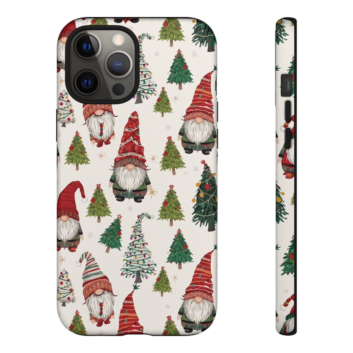 Christmas Gnome Phone Case, Dual Layer Phone Case for Iphone 17, 16, 15, 14, 13, 12, 11 & Samsung