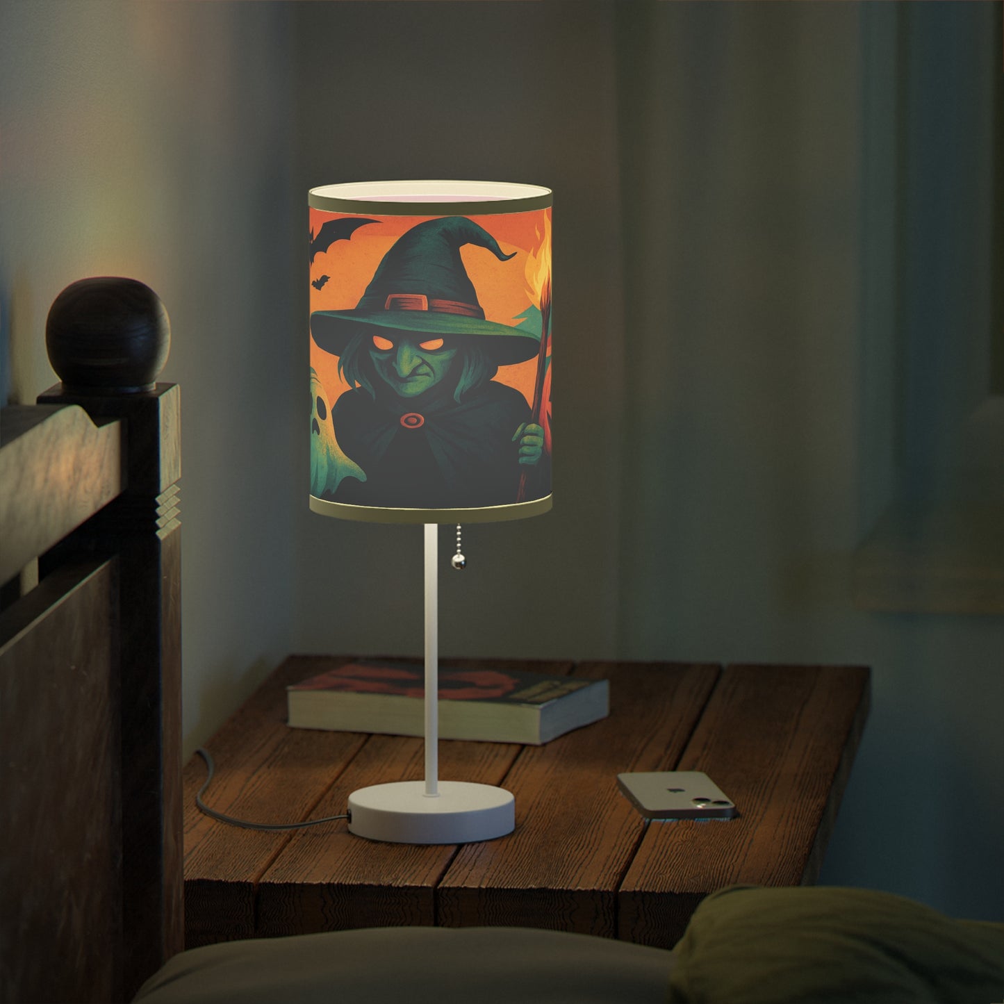 Halloween Themed Table Lamp, Spooky Decor for Home