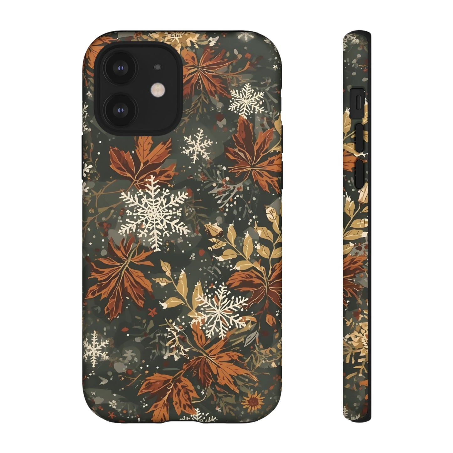 Christmas Phone Case, Autumn Floral Phone Case for Iphone 17, 16, 15, 14, 13, 12, 11 & Samsung