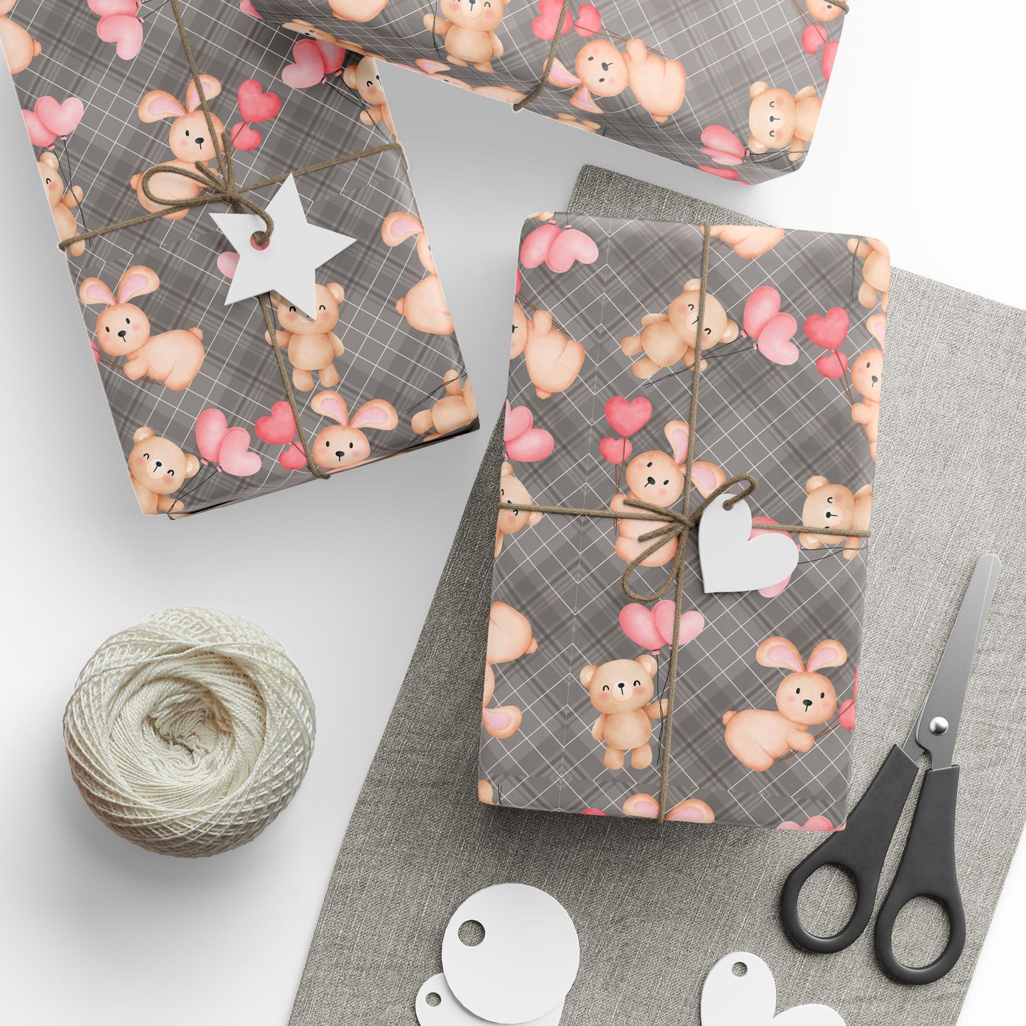 Cute Gift Wrapping Paper Roll — Valentine's Day, Baby Shower, Birthday Gift Wrap Paper