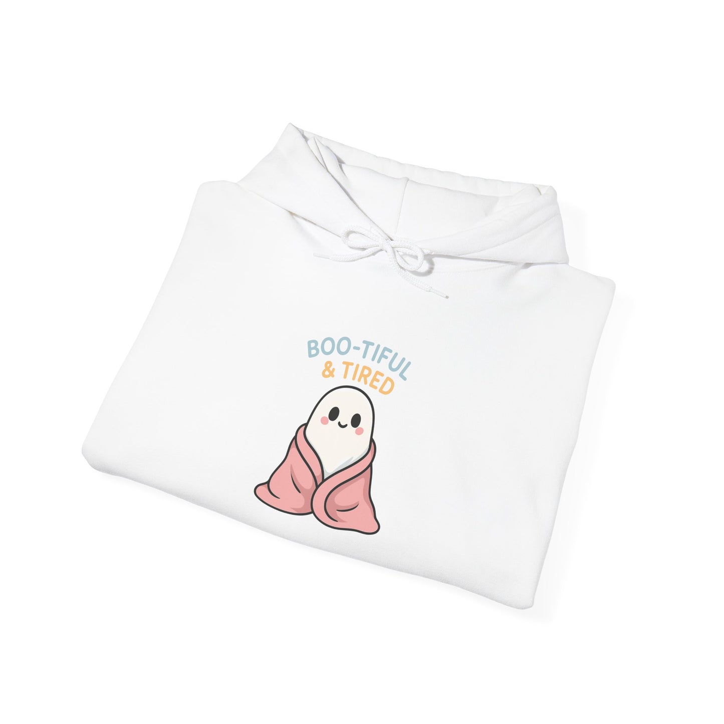 Boo-tiful Ghost Halloween Hoodie, Cute-Cozy Fall Vibes