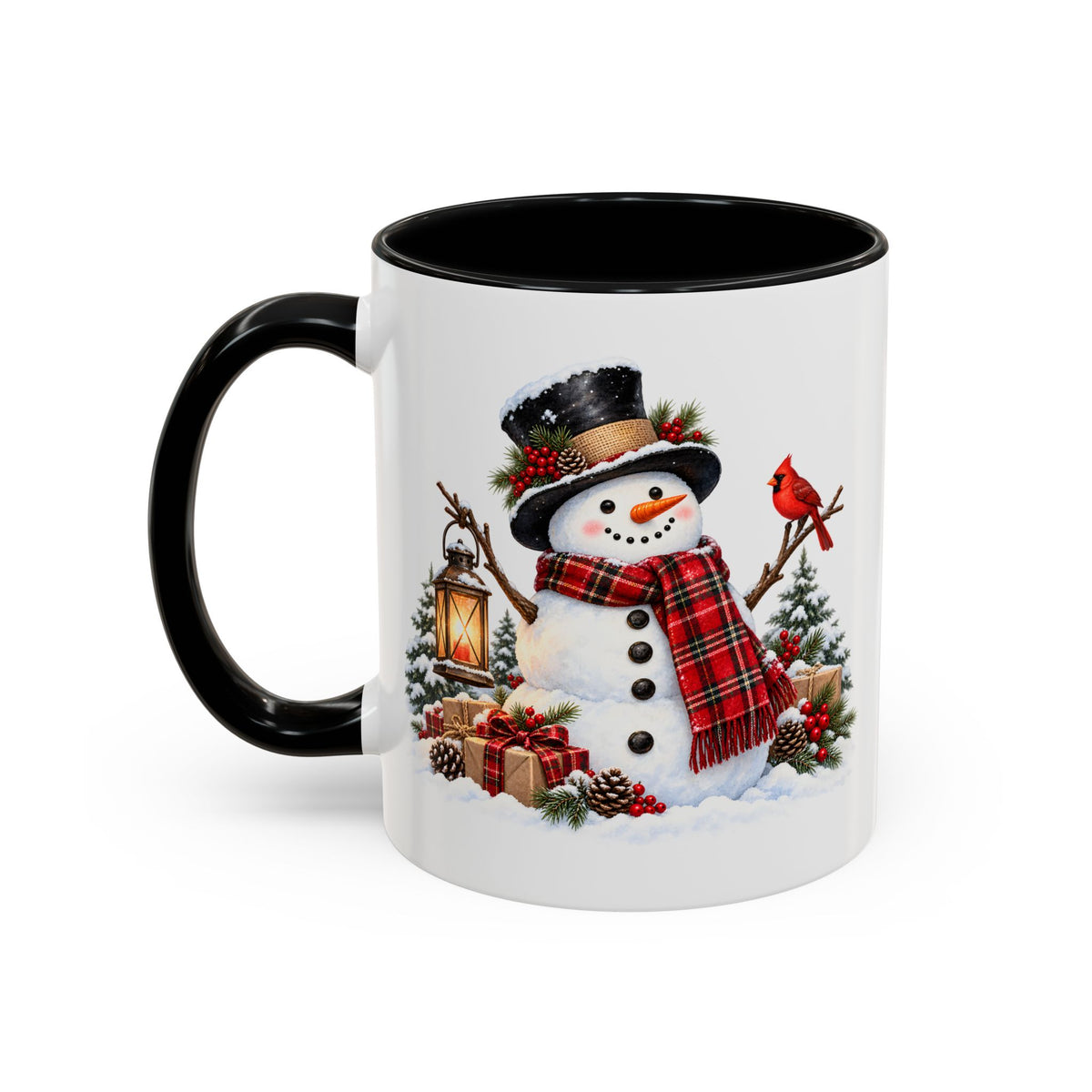 Snowman Christmas Coffee Mug – Festive Holiday Accent Mug (11 oz)