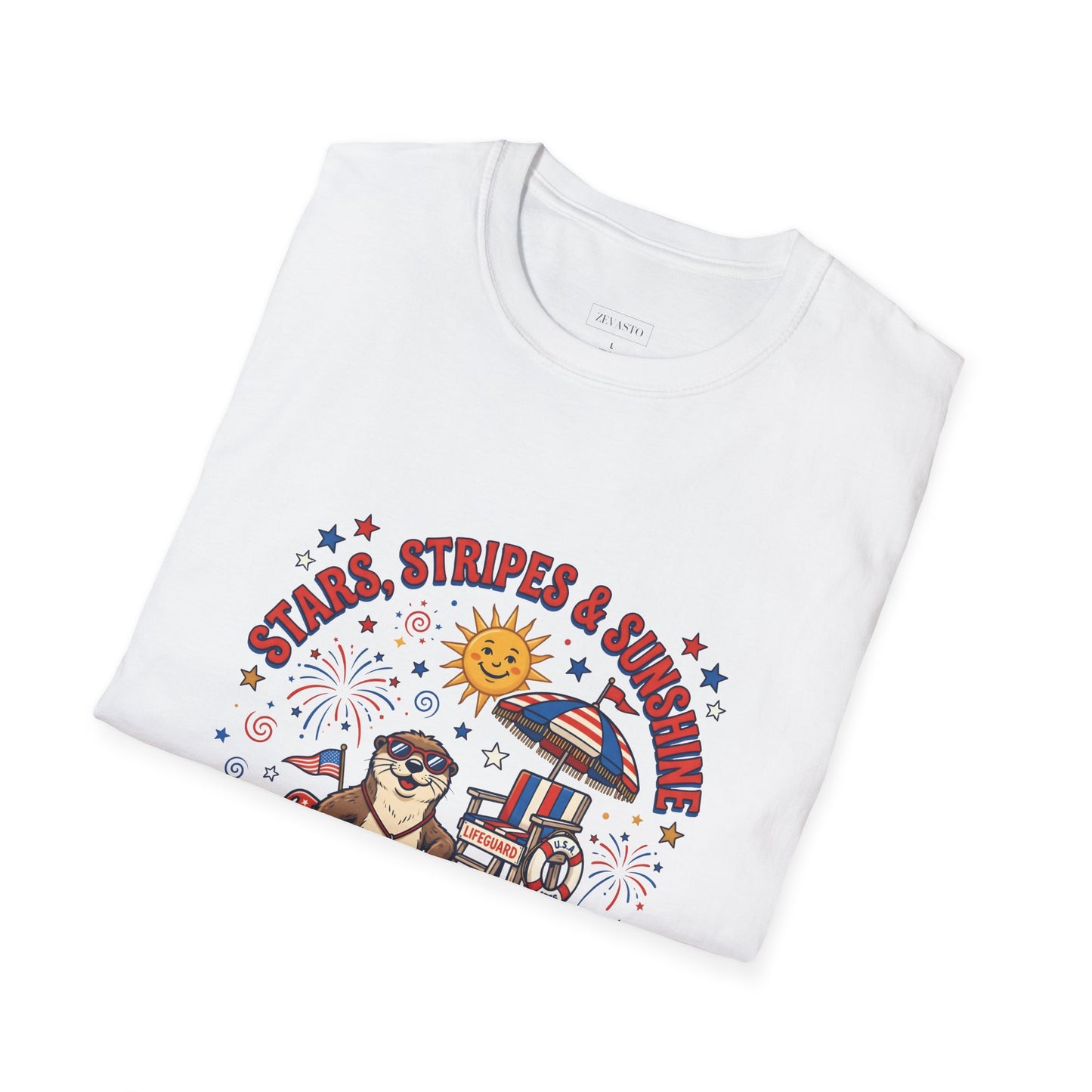 Stars, Stripes & Sunshine T-Shirt — Patriotic 1776–2026 Summer Tee, 4th of July Shirt
