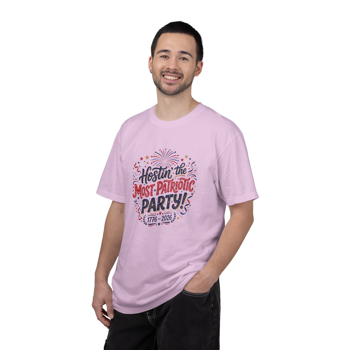 Patriotic 'Hostin' the Most Patriotic Party' T-Shirt, 4th of July Shirt, Independence Day Tee
