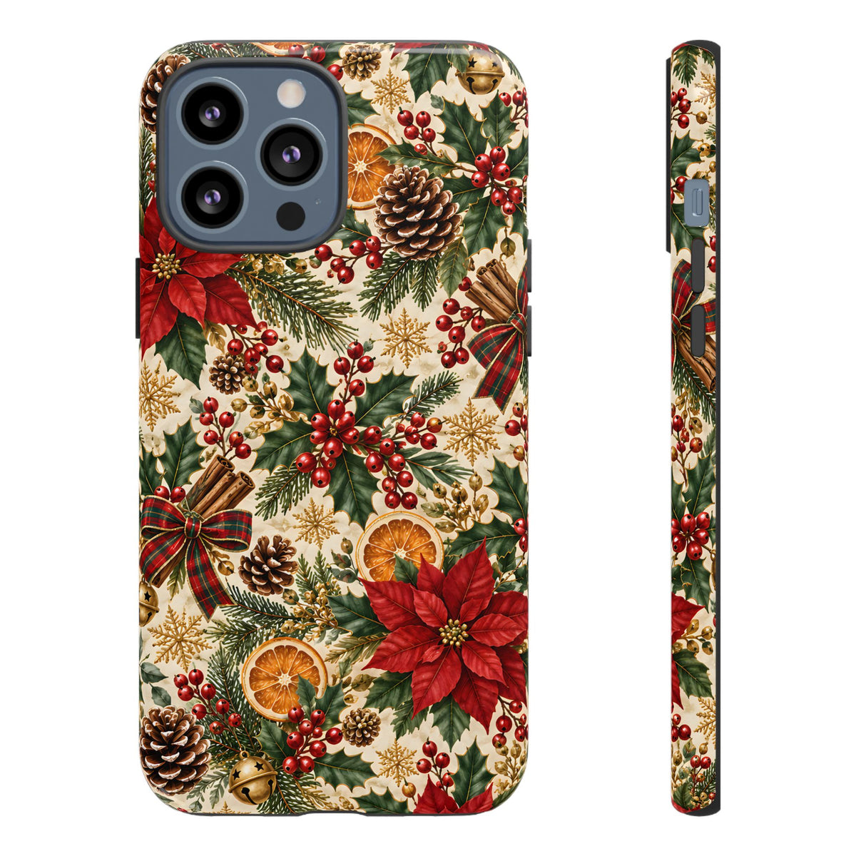 Christmas Floral Tough Phone Case
