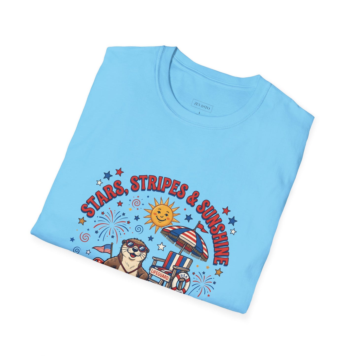 Stars, Stripes & Sunshine T-Shirt — Patriotic 1776–2026 Summer Tee, 4th of July Shirt