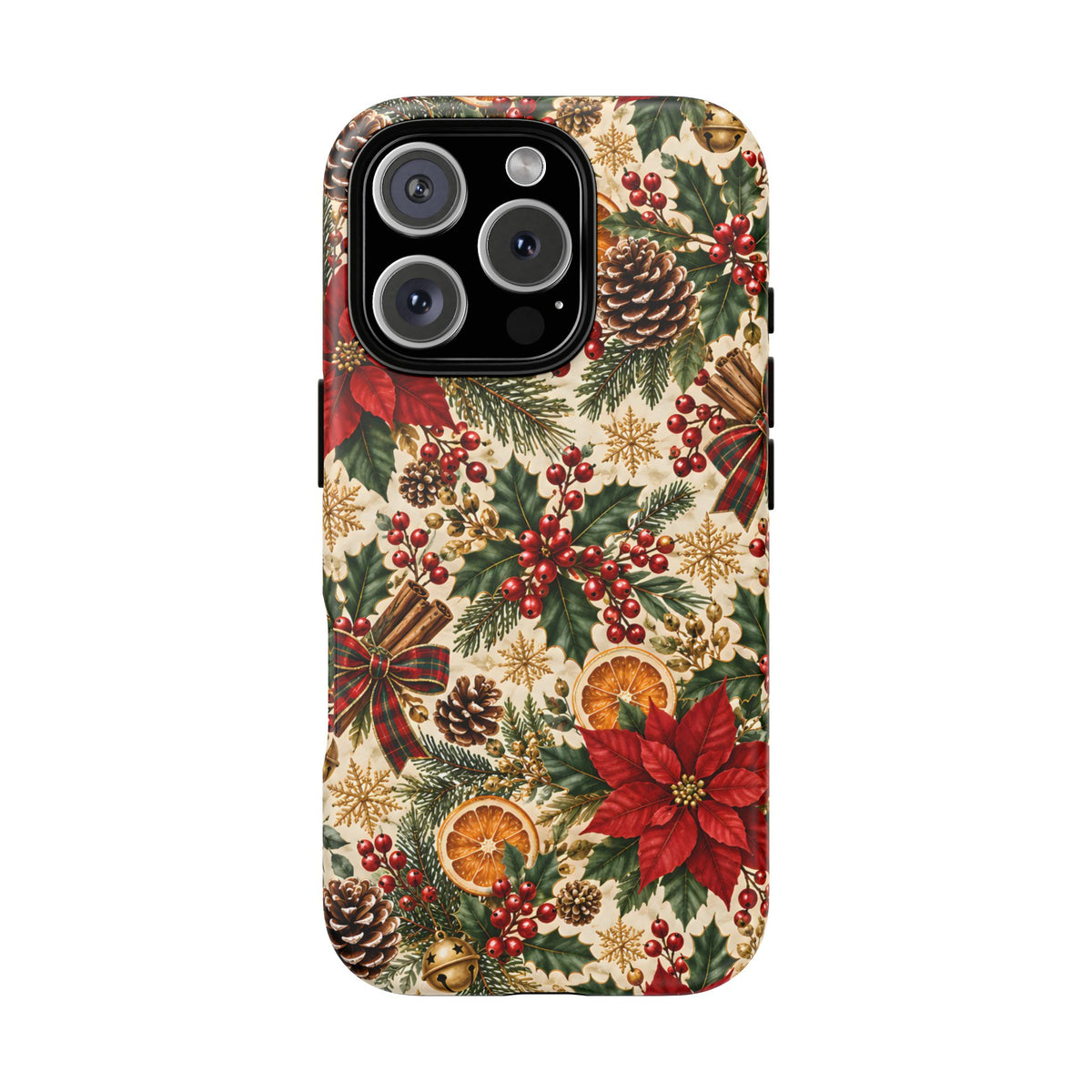 Christmas Floral Tough Phone Case