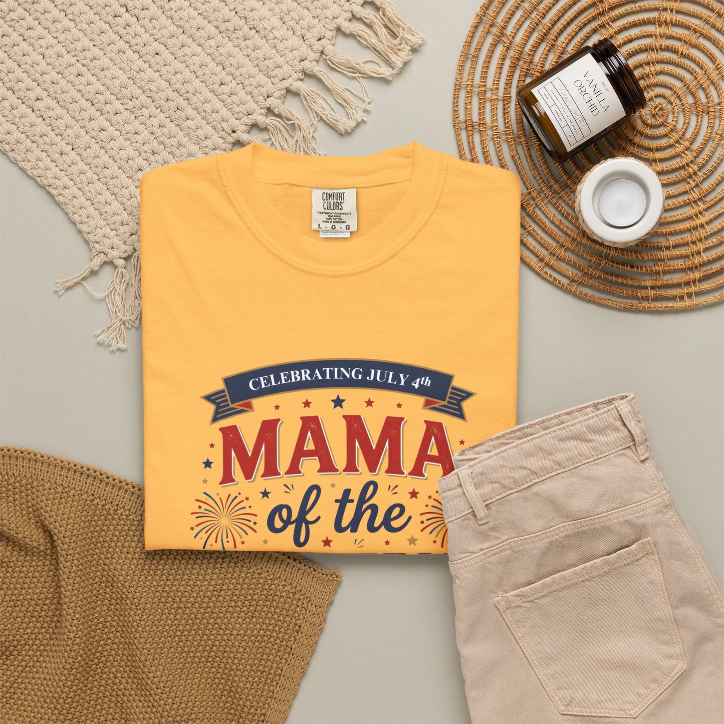 Mama of the Crew T-Shirt — Patriotic 4th of July Tee, Independence Day Shirt