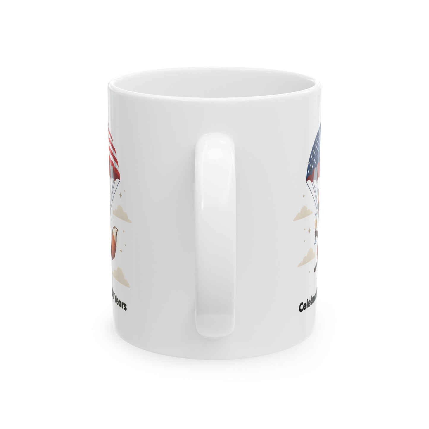 Patriotic Fox Coffee Mug