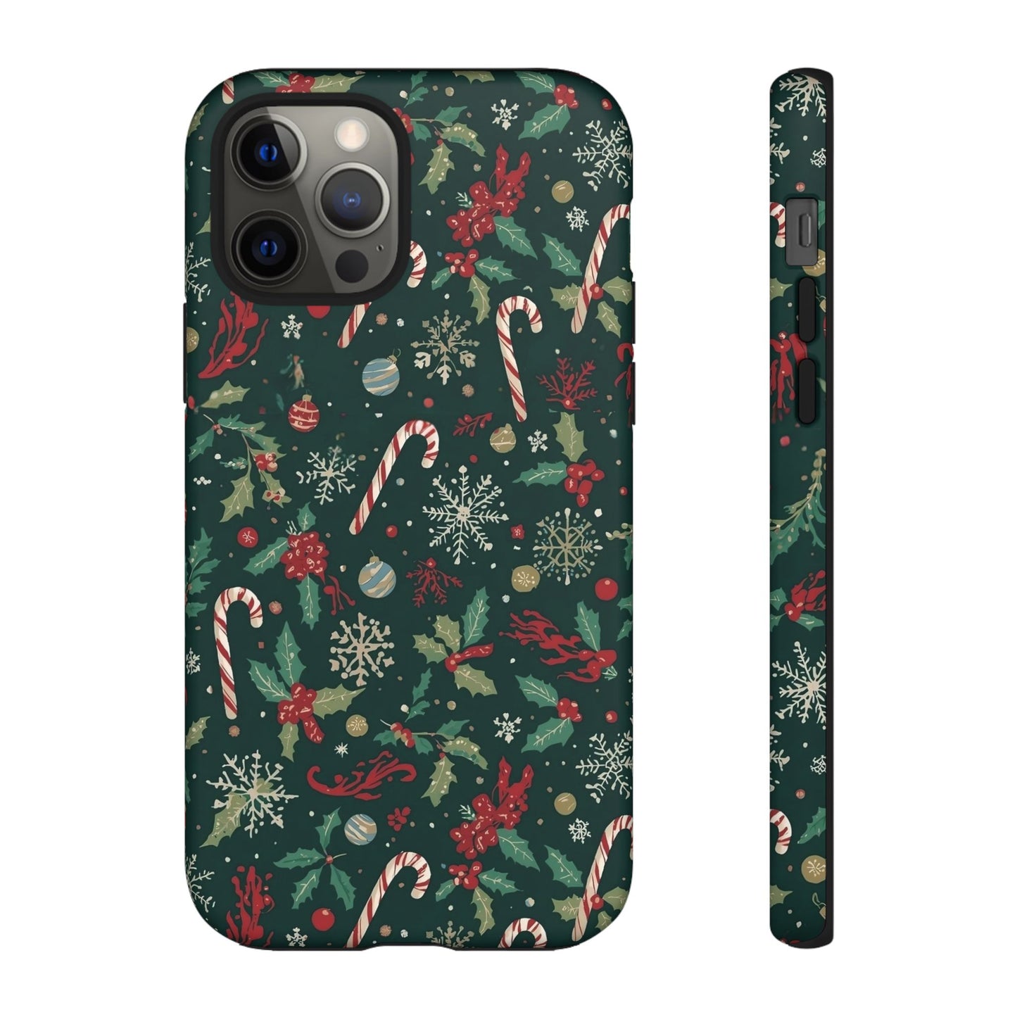 Christmas Phone Case, Festive Phone Case with Holiday Patterns for Iphone 17, 16, 15, 14, 13, 12, 11 & Samsung