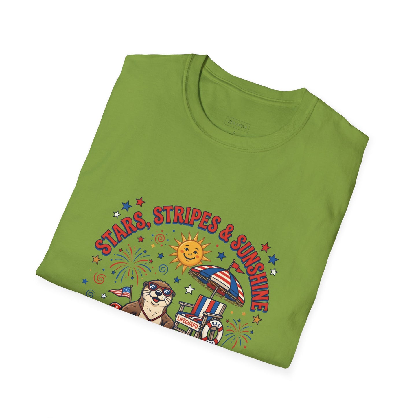 Stars, Stripes & Sunshine T-Shirt — Patriotic 1776–2026 Summer Tee, 4th of July Shirt