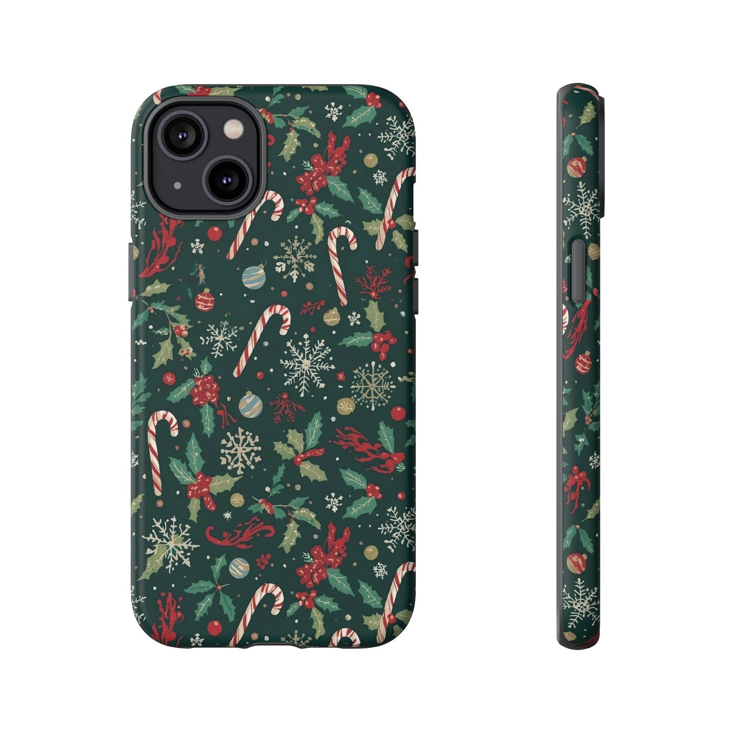 Christmas Phone Case, Festive Phone Case with Holiday Patterns for Iphone 17, 16, 15, 14, 13, 12, 11 & Samsung