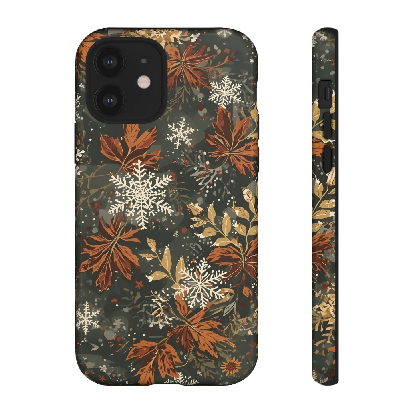 Christmas Phone Case, Autumn Floral Phone Case for Iphone 17, 16, 15, 14, 13, 12, 11 & Samsung
