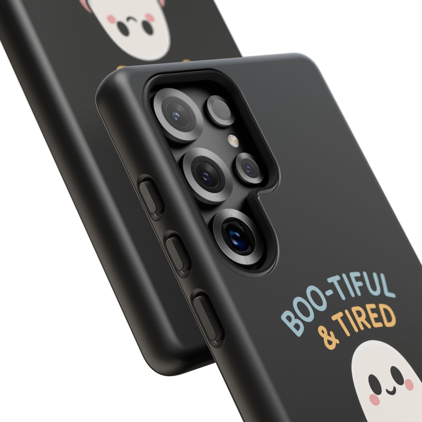 Boo-tiful & Tired Phone Case, Halloween-Themed Design