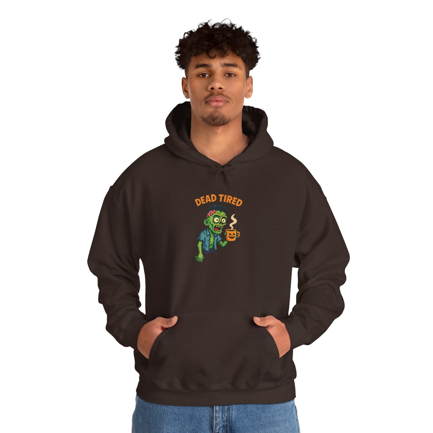 Zombie Themed Unisex Hoodie, Cozy Halloween Sweatshirt, Spooky Season Apparel
