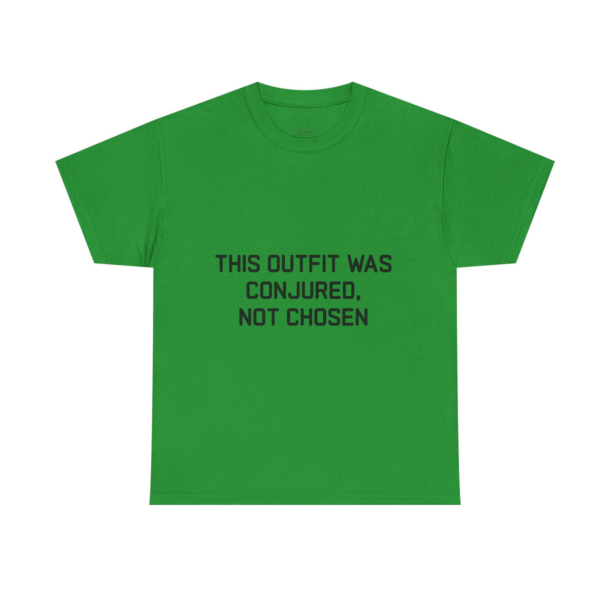 Unisex Heavy Cotton Tee - 'This Outfit Was Conjured, Not Chosen' - Funny Halloween T-shirt