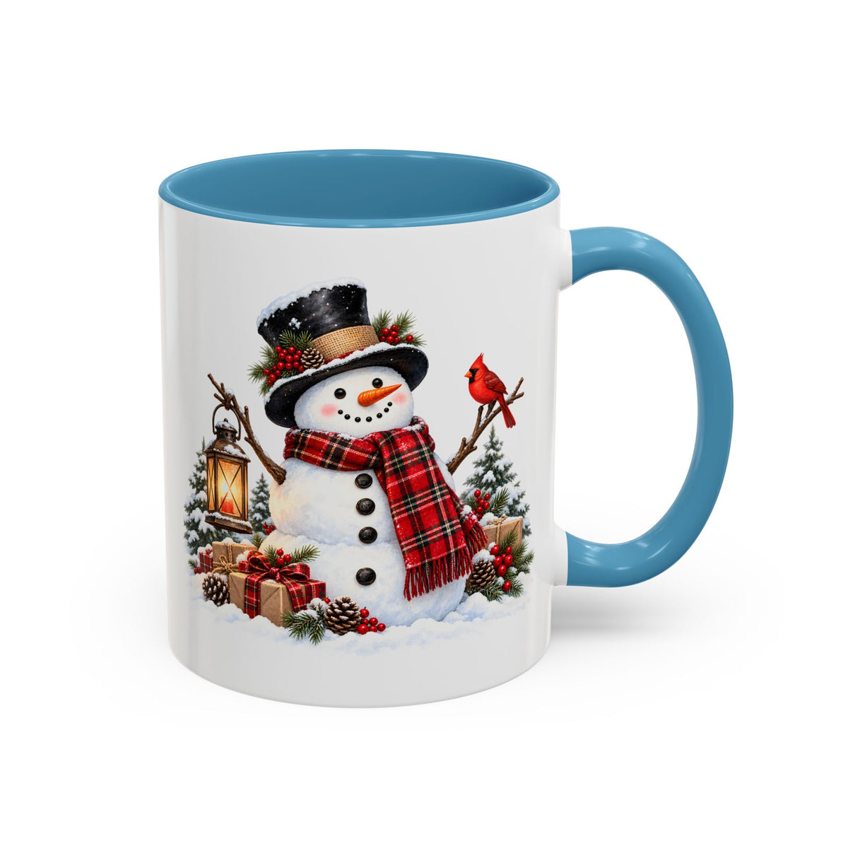Snowman Christmas Coffee Mug – Festive Holiday Accent Mug (11 oz)