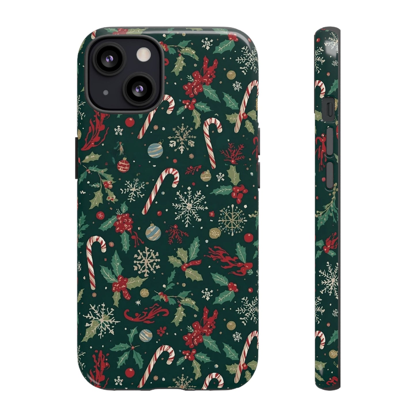 Christmas Phone Case, Festive Phone Case with Holiday Patterns for Iphone 17, 16, 15, 14, 13, 12, 11 & Samsung