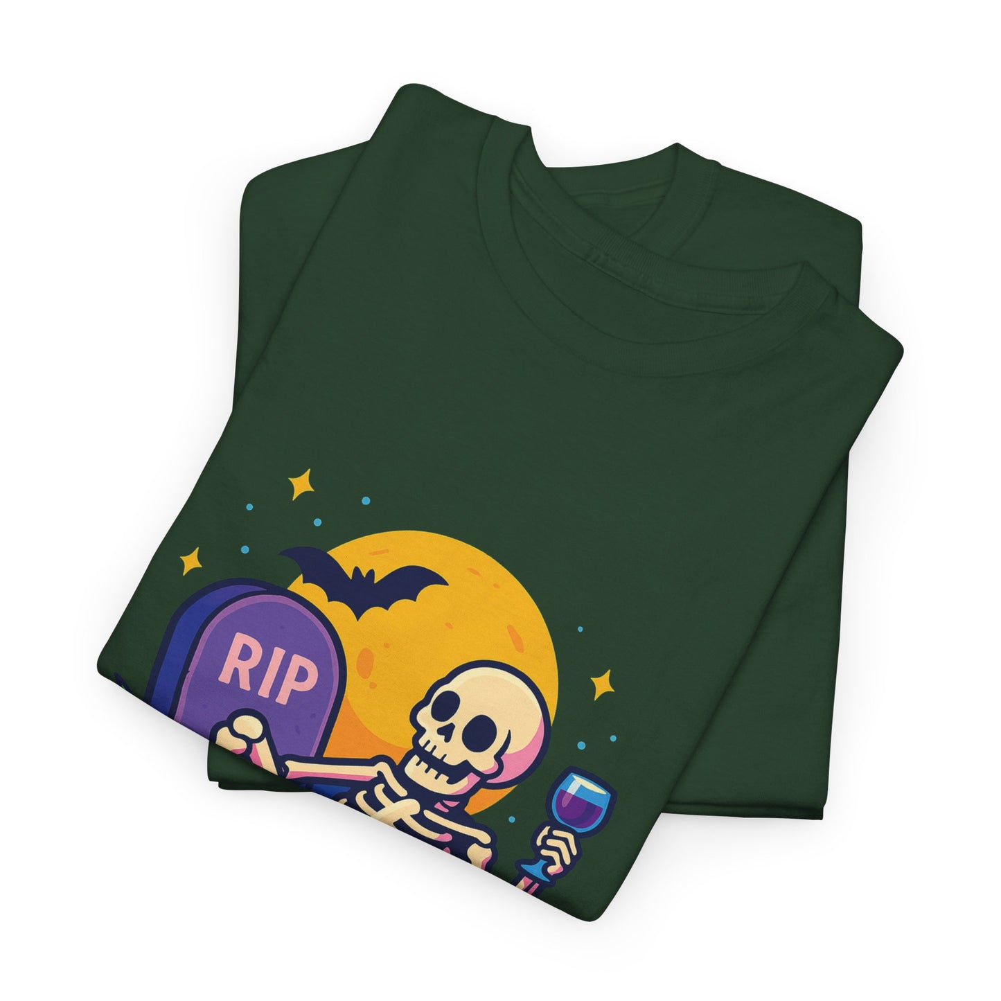 Skeleton Tee - Just Resting My Bones, Unisex Halloween Shirt