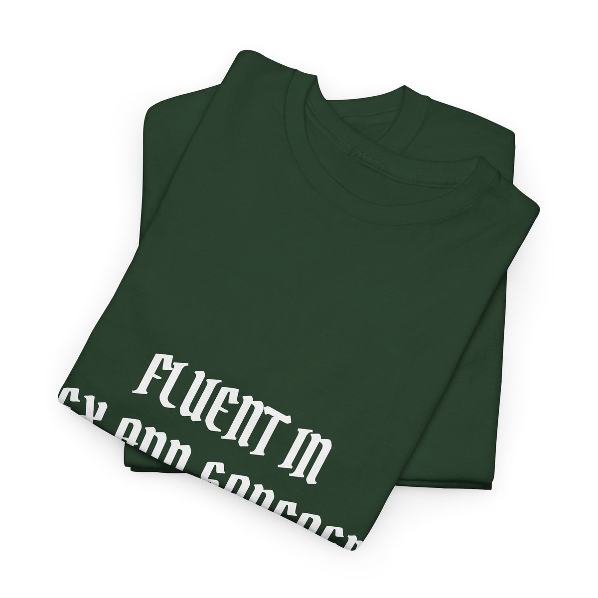 Fluent in Hex and Sarcasm Unisex Heavy Cotton Tee, Perfect for Geeky Humor Lovers, Halloween Apparel