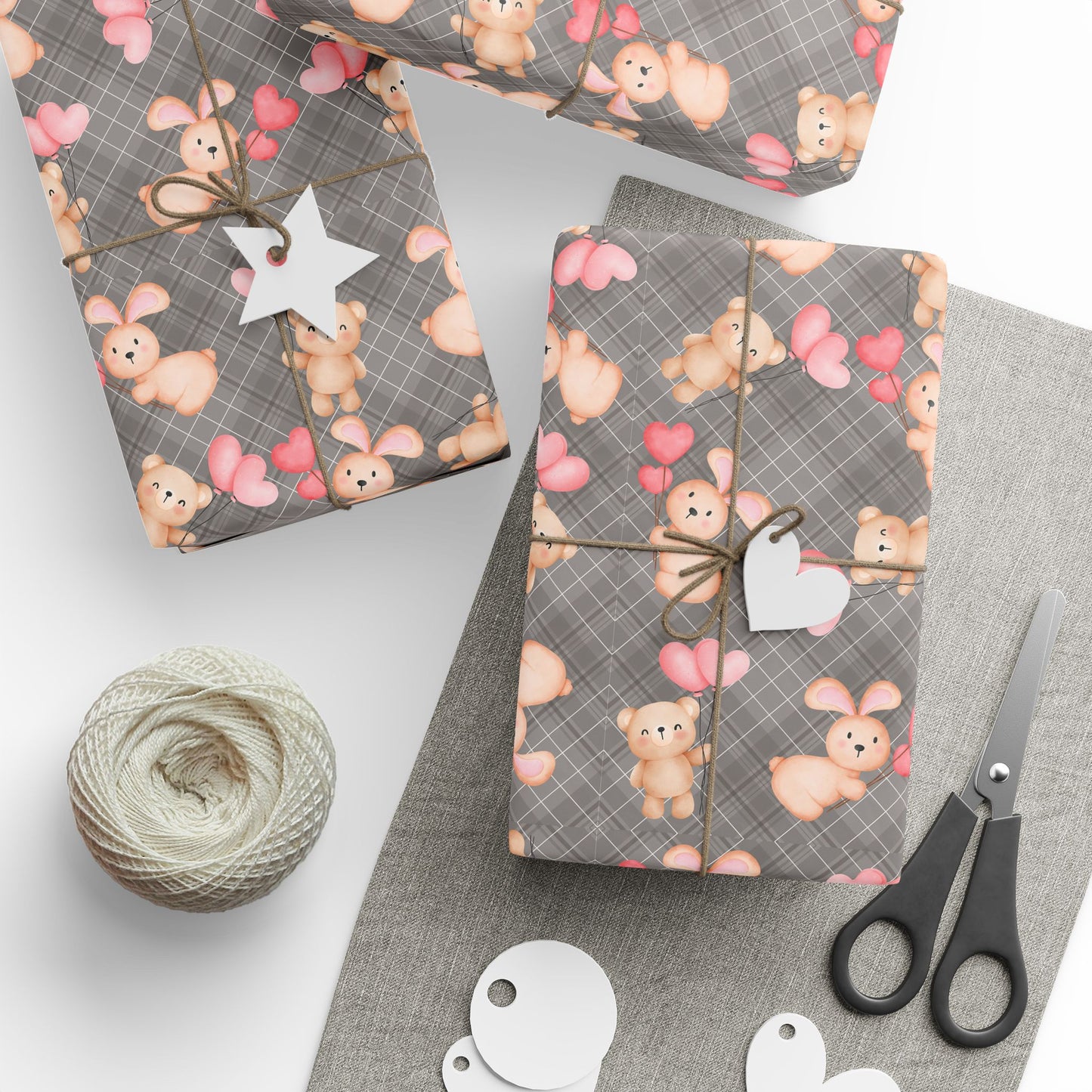 Cute Gift Wrapping Paper Roll — Valentine's Day, Baby Shower, Birthday Gift Wrap Paper