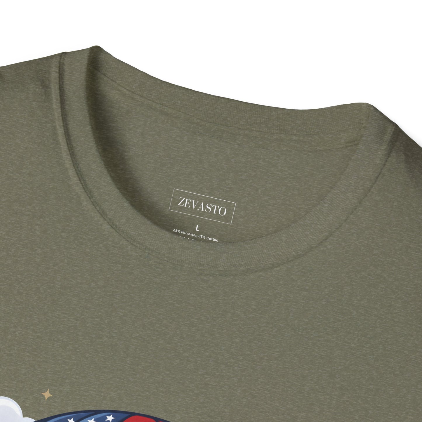 Patriotic French Bulldog T-Shirt — "Celebrating 250 Years" Parachute Design