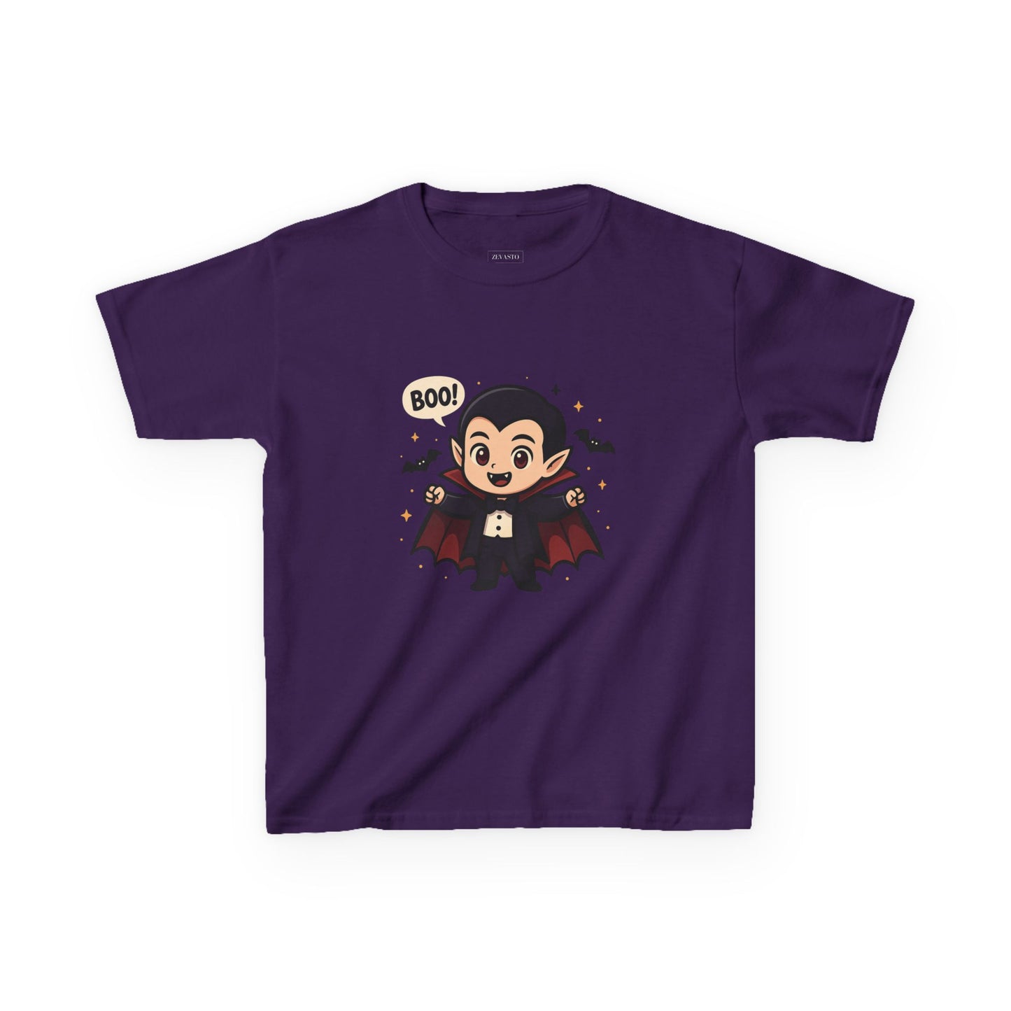 Cute Halloween Kids Tee, Spooky Costume Top, Kids Vampire Shirt, Halloween Party Apparel, Boo Design Tee