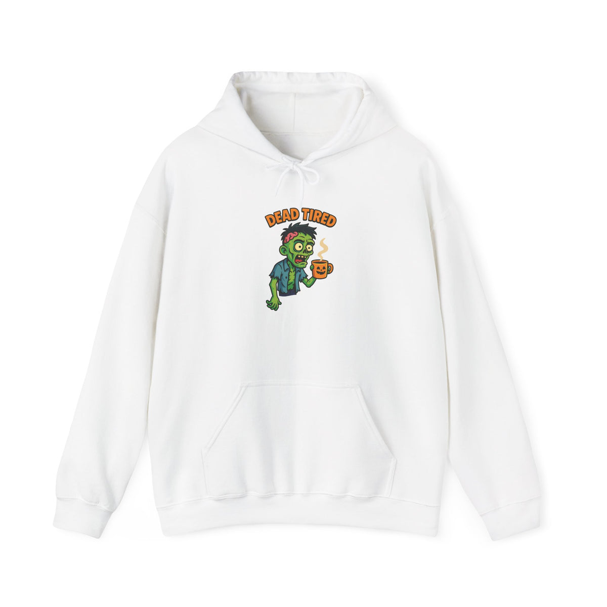 Zombie Themed Unisex Hoodie, Cozy Halloween Sweatshirt, Spooky Season Apparel