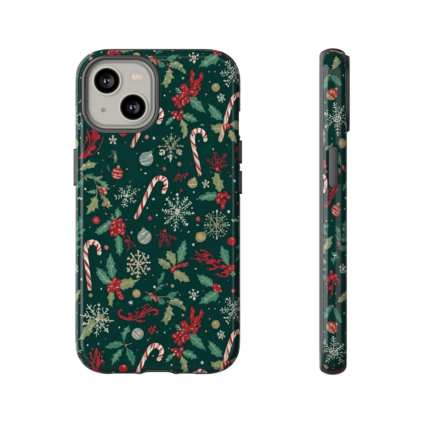 Christmas Phone Case, Festive Phone Case with Holiday Patterns for Iphone 17, 16, 15, 14, 13, 12, 11 & Samsung