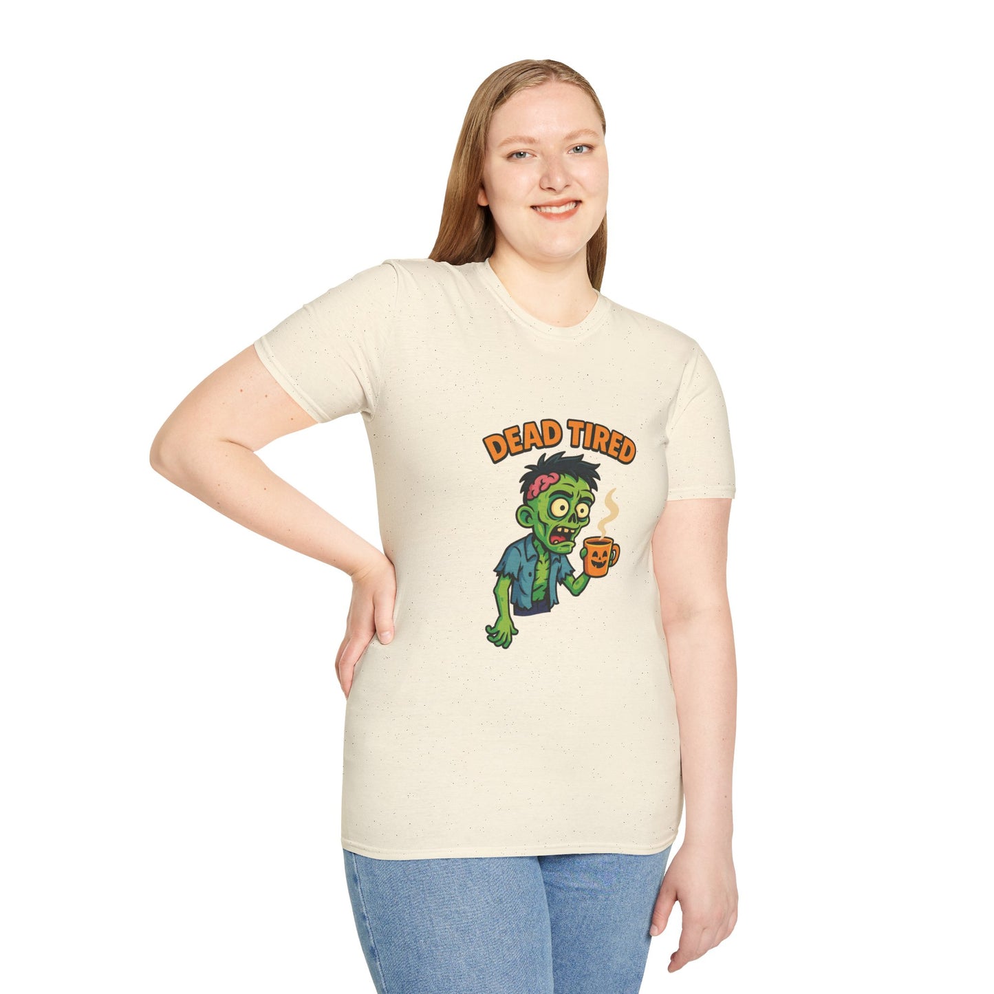 Dead Tired Zombie T-Shirt, Gifts for Halloween